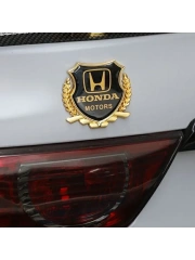Металлическая эмблема на автомобиль "HONDA"самоклеящаяся